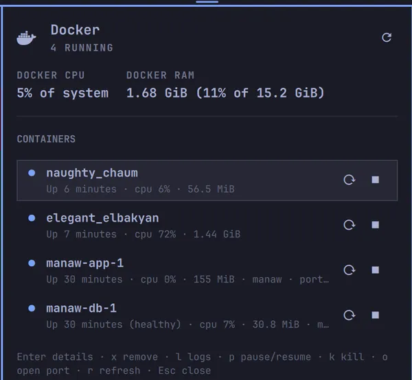 Omarchy: Docker